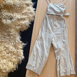 Lush Striped jumpsuit